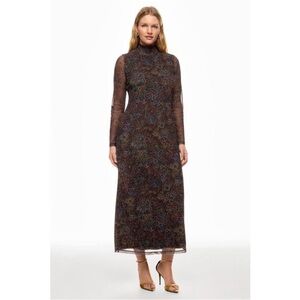 Rosetta Getty x RTR Printed Mesh Dress, Size: S